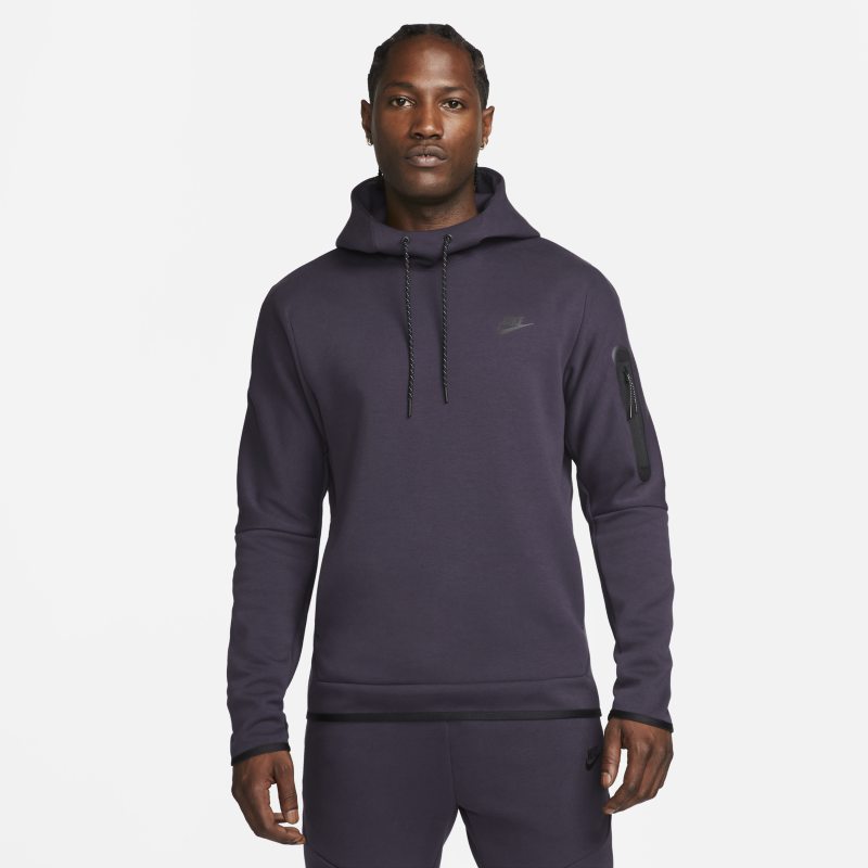 Суитчър Nike Sportswear Tech Fleece Pullover Hoodie Лилаво | DD5174-540, 0