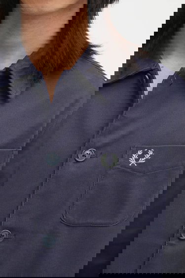 Яке Fred Perry Cotton Worker Jacket Regular Fit Classic Collar Тъмно синьо | M1701, 3