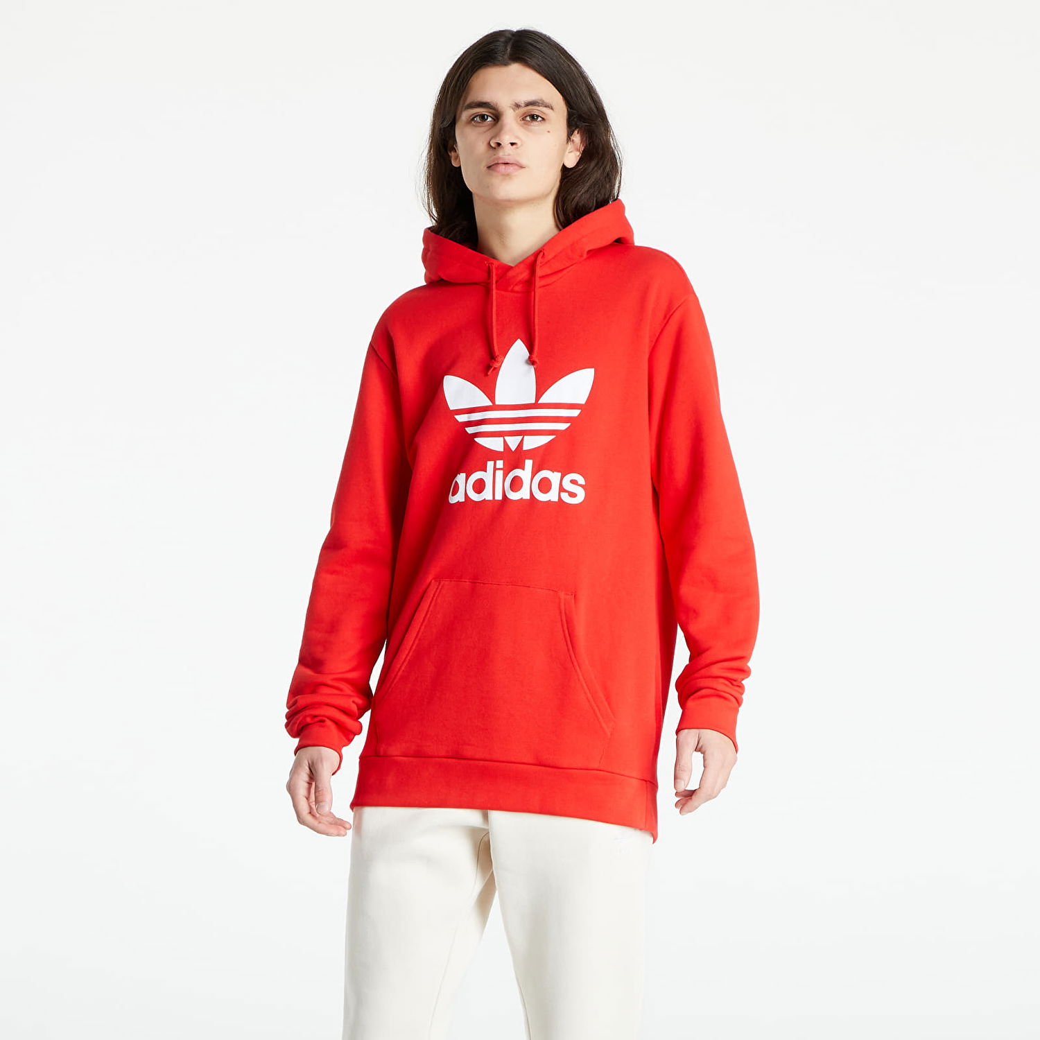 Суитчър adidas Originals Trefoil Hoodie Червено | HE9500, 0