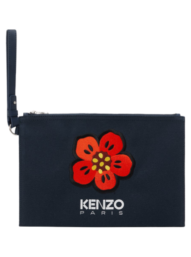 Дамска чанта KENZO Paris Large Boke Flower Pouch Тъмно синьо | FD65PM902F34