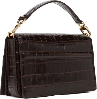 Дамска чанта TOTEME TOTEME Mini T-Flap Bag Кафяво | 244-WAL0049-LE0076, 2