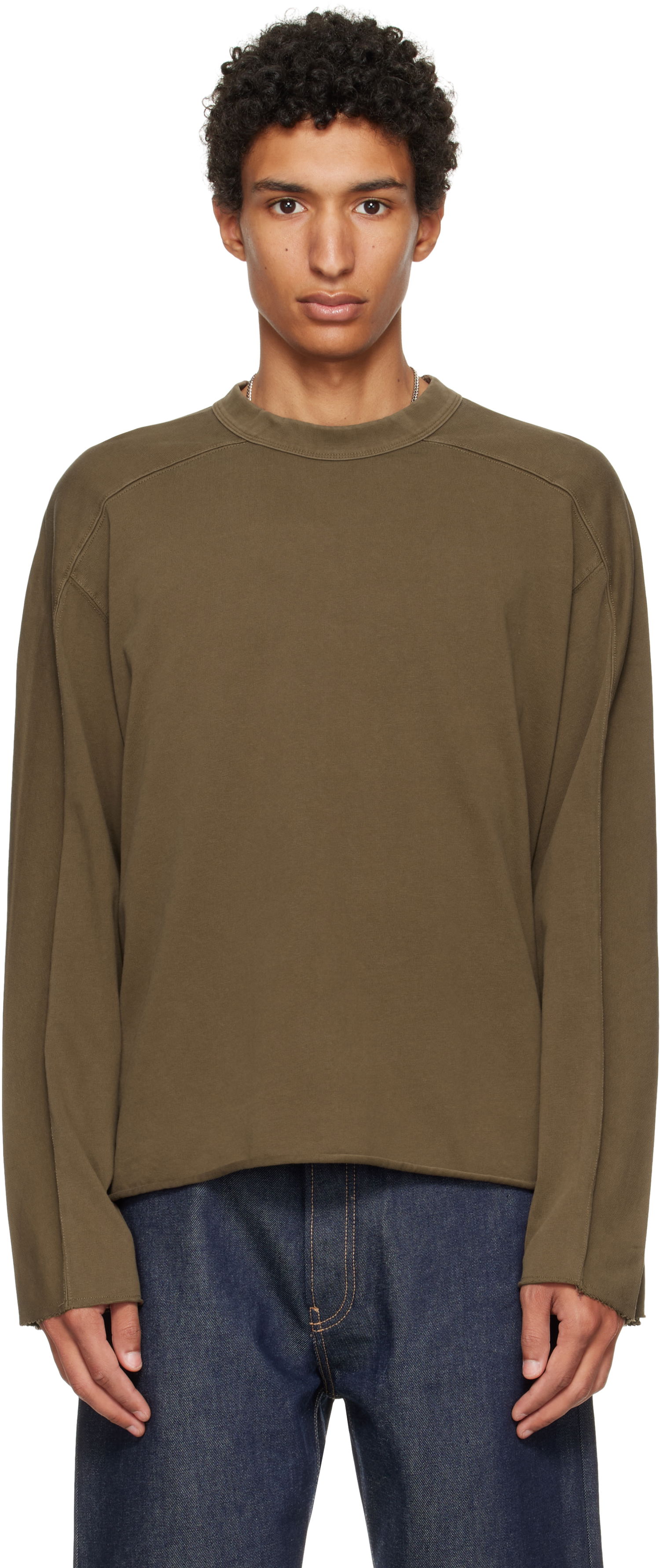 Тениска Entire Studios Entire Studios Heavy Long Sleeve T-Shirt Зелено | ES2486BT, 0