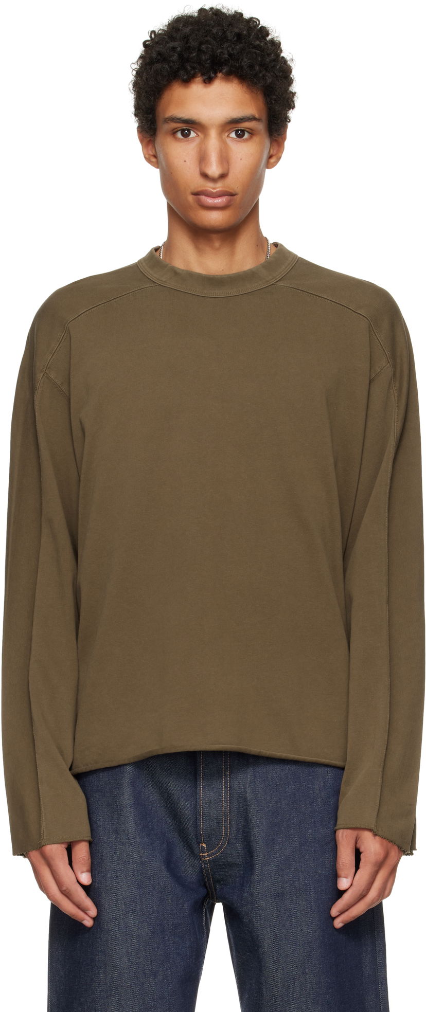 Тениска Entire Studios Entire Studios Heavy Long Sleeve T-Shirt Зелено | ES2486BT