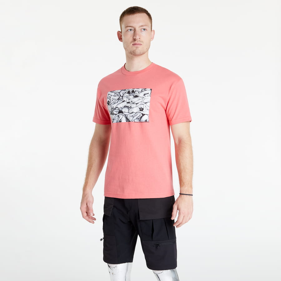 Тениска Pleasures Orgy Tee Розово | P22SU043 Coral, 0