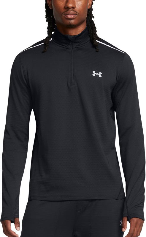 Тениска Under Armour 1/4 Zip Long Sleeve Shirt Черно | 1387793-001, 0