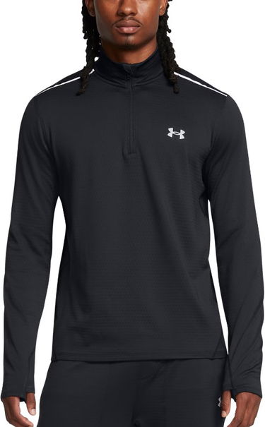 Тениска Under Armour 1/4 Zip Long Sleeve Shirt Черно | 1387793-001, 0