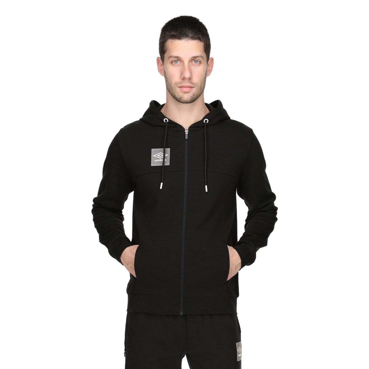 Суитчър Umbro Full-Zip Hoodie BASIC 2 Черно | UMA241M610-01, 0