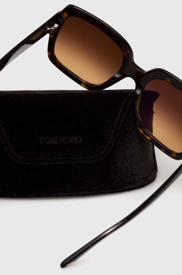 Слънчеви очила Tom Ford Tom Ford FT1082 Square Sunglasses Кафяво | FT1082.5452F, 4
