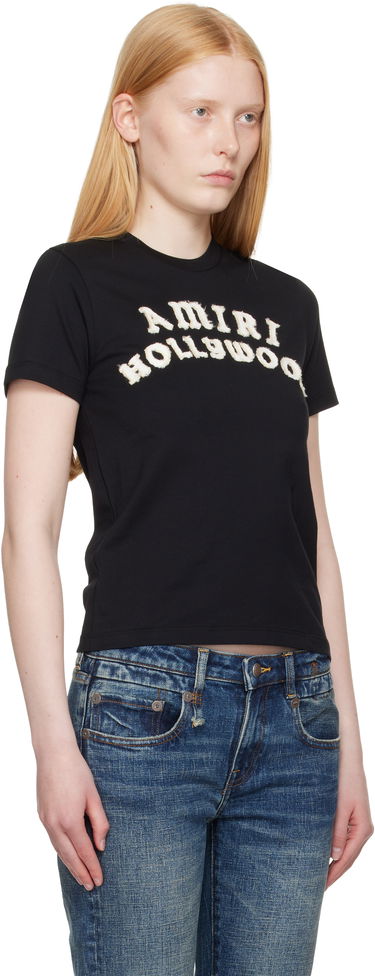 Тениска AMIRI Amiri Hollywood T-Shirt Черно | AWJYTE1062, 1