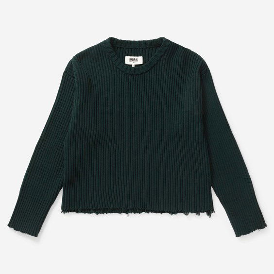 Пуловер Maison Margiela Mm6 Sweater Зелено | S52GP0136-650, 0