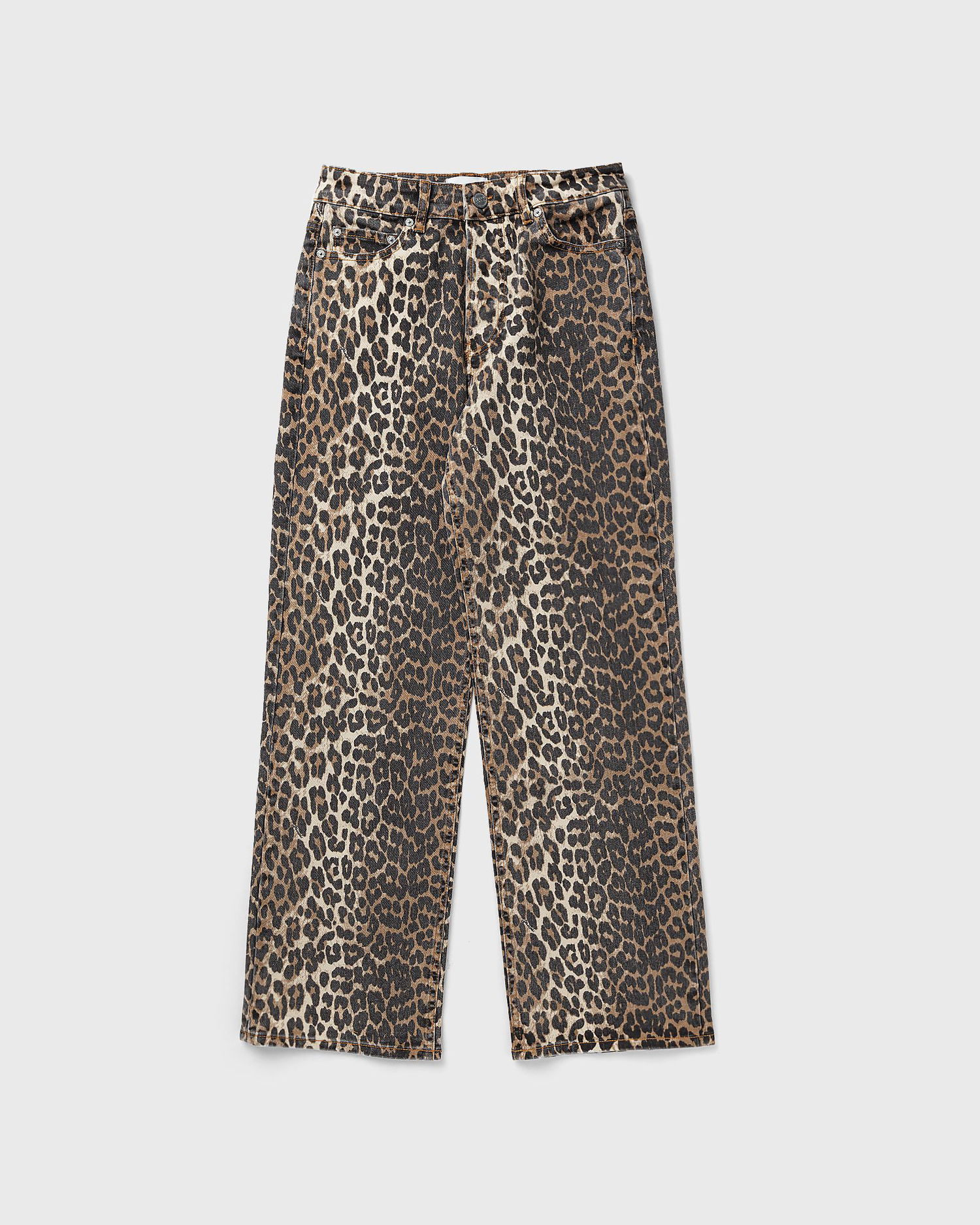 Дънки GANNI Print Denim Izey Кафяво | J1527-943, 0