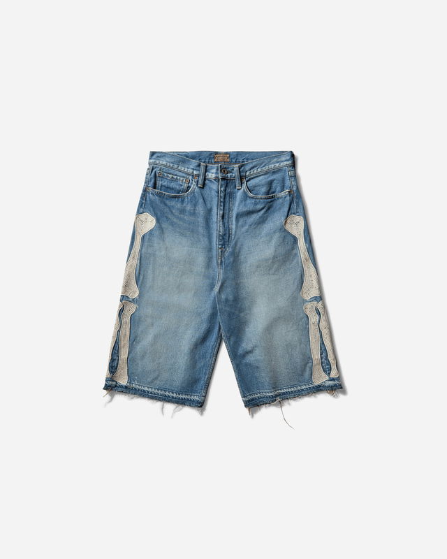 14oz Denim 5P Bone Shorts