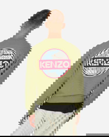 Пуловер KENZO Travel Sage Зелено | FD65SW0894ME 61, 3