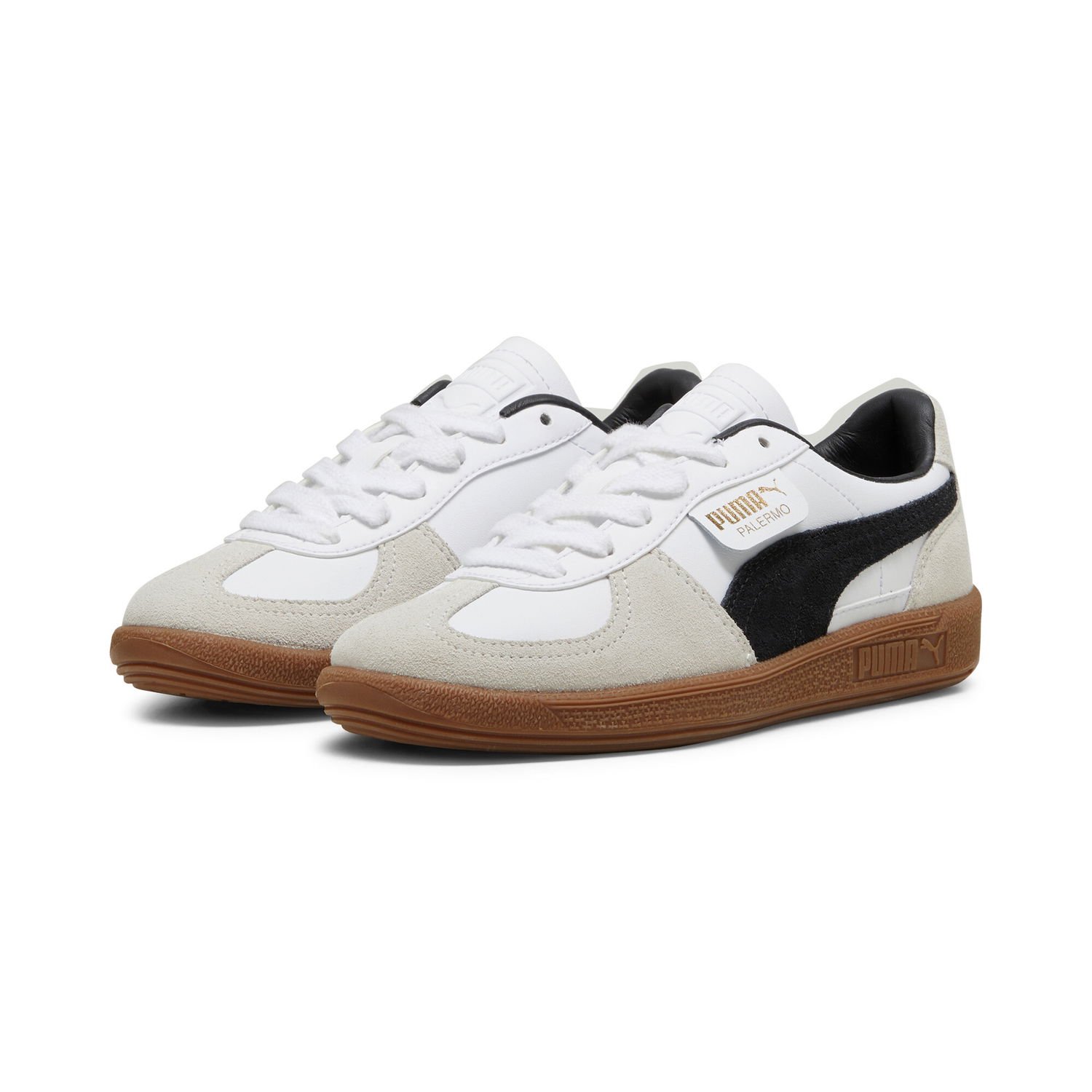 Кецове и обувки Puma Palermo Leather Бяло | 397275_01, 1