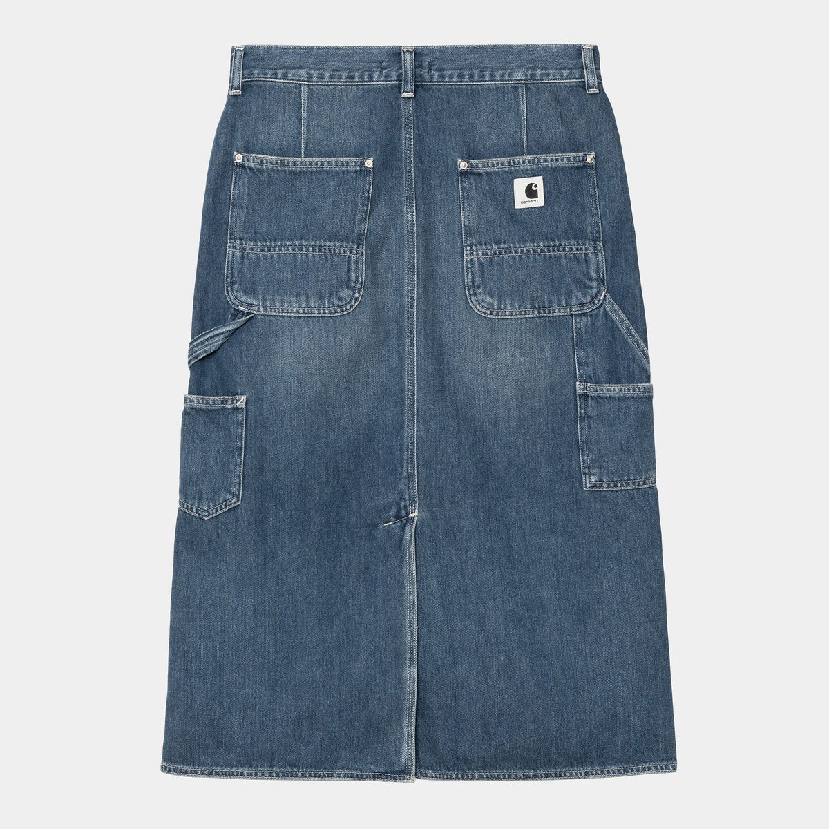 Пола Carhartt WIP Double Knee Denim Skirt Синьо | I035880_4, 0