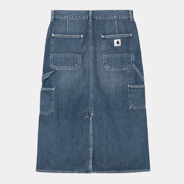 Пола Carhartt WIP Double Knee Denim Skirt Синьо | I035880_4, 0
