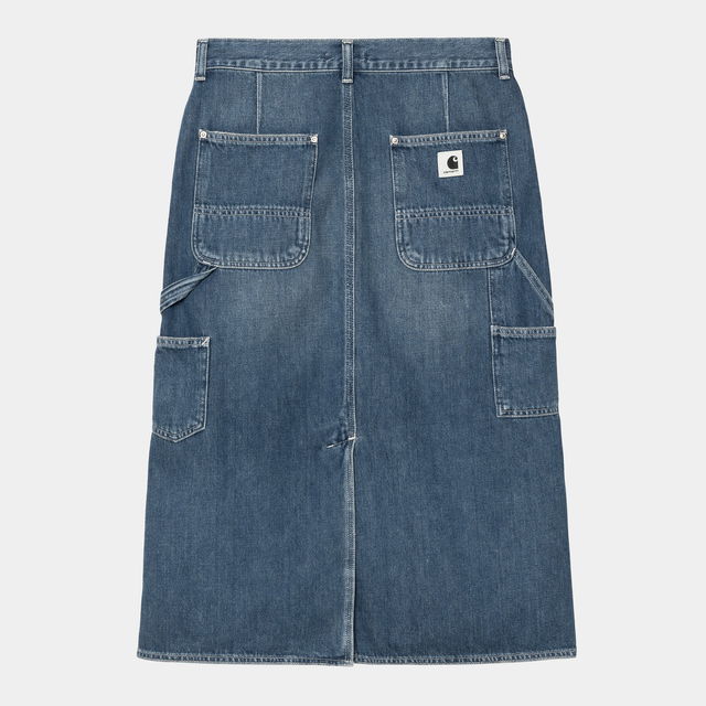 Double Knee Denim Skirt