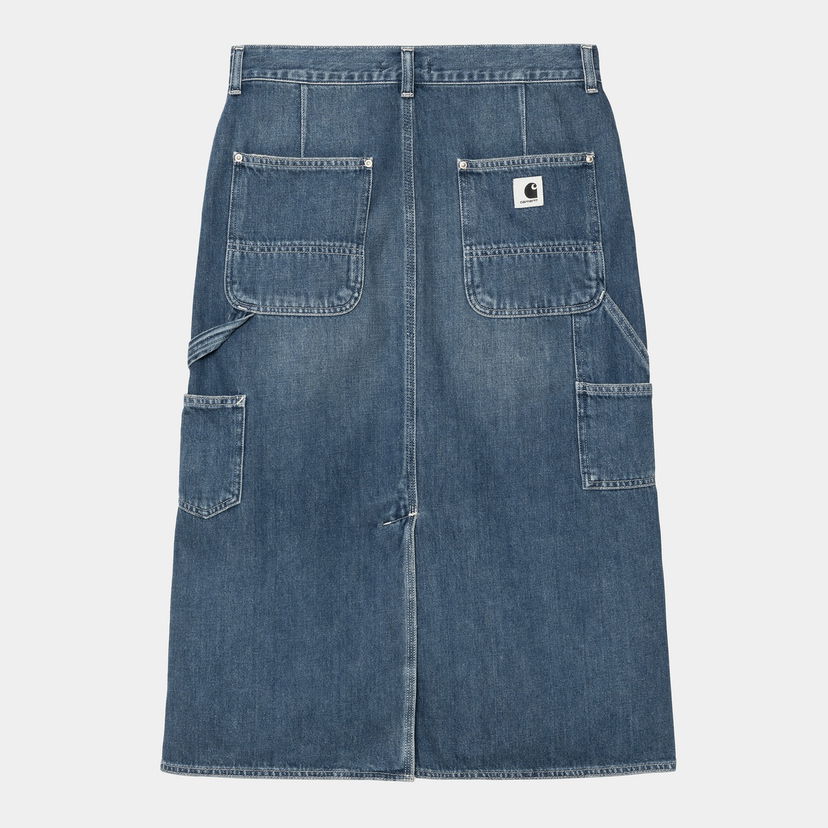Пола Carhartt WIP Double Knee Denim Skirt Синьо | I035880_4