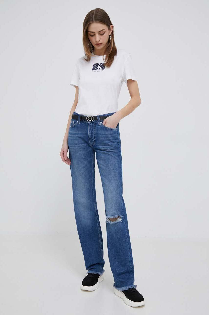 Дънки CALVIN KLEIN Jeans Тъмно синьо | J20J221224, 0