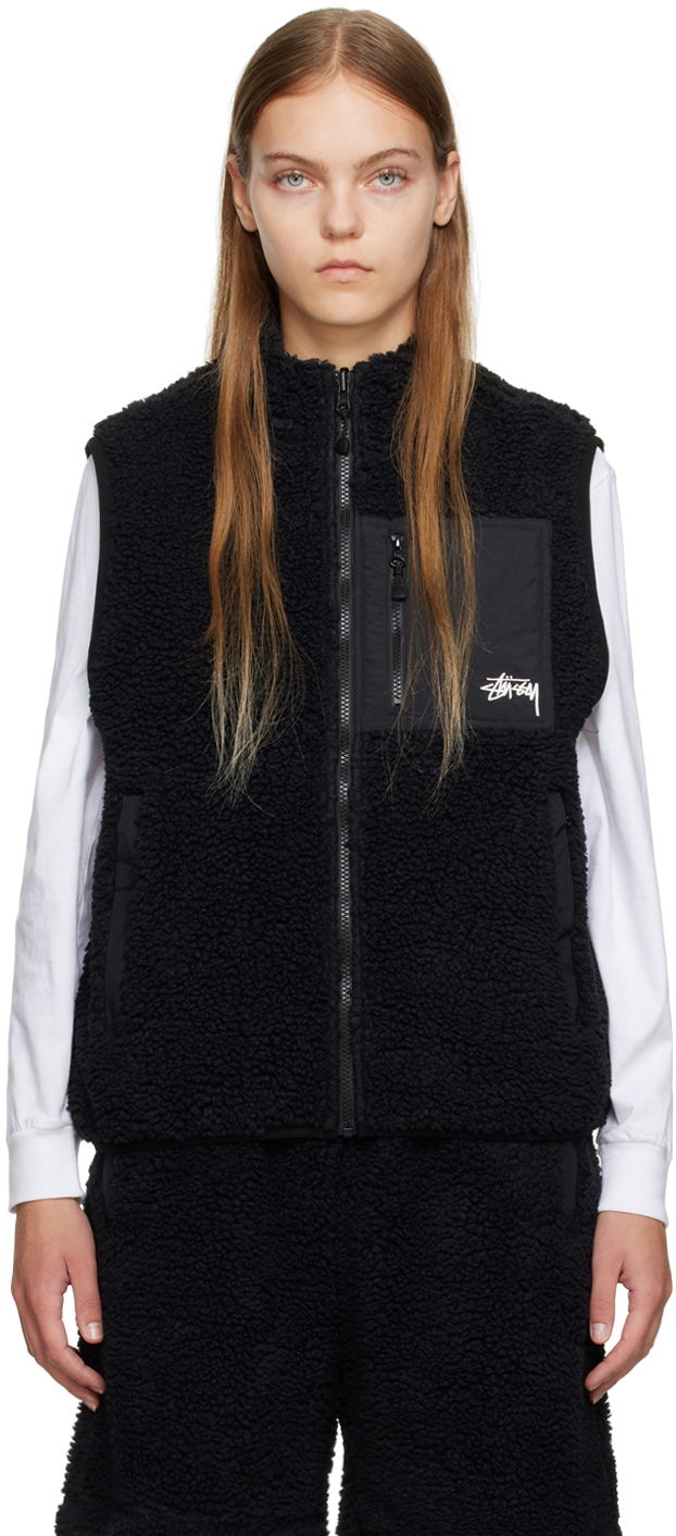 Жилетка Stüssy Embroidered Reversible Черно | 118528, 0