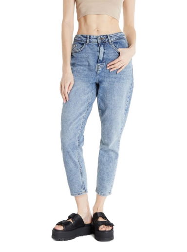 Дънки Noisy May NMKATY High Waisted Mom Jeans Синьо | 27019283