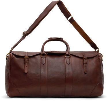 Чанта за пътуване Polo by Ralph Lauren Ralph Lauren Heritage Leather Duffle Bag Кафяво | 405946034001, 0