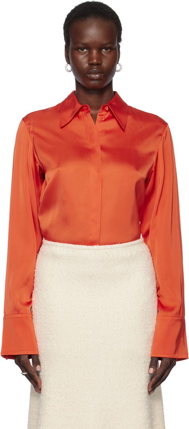 Риза Jil Sander Jil Sander Sateen Shirt Оранжево
 | J02DL0246_J65022, 0