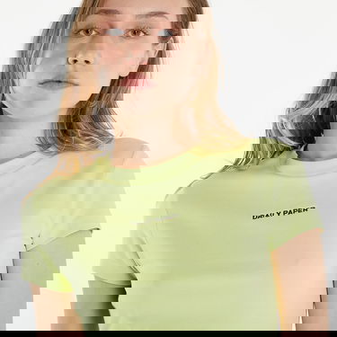 Тениска DAILY PAPER LOGOTYPE CROPPED SS TEE Жълто | 2413056, 4