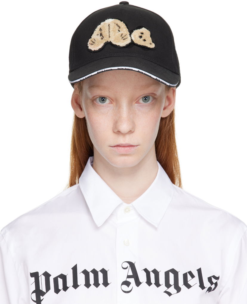 Шапка с козирка Palm Angels Bear Cap Кафяво | PWLB015C99FAB0011060