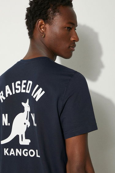 Тениска Kangol Heritage Basic T-Shirt With Print Синьо | KLHB003, 0