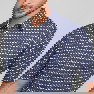 Поло тениска Puma Mattr Flamingo Polo Shirt Тъмно синьо | 537458_01, 3