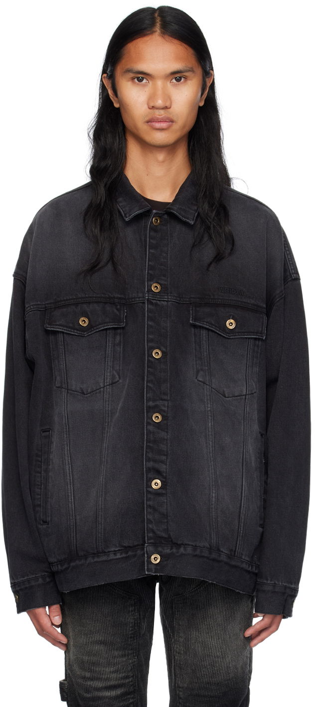 Яке We11done Oversized Denim Jacket Черно | WD-DJ2-24-353-U-BK, 0