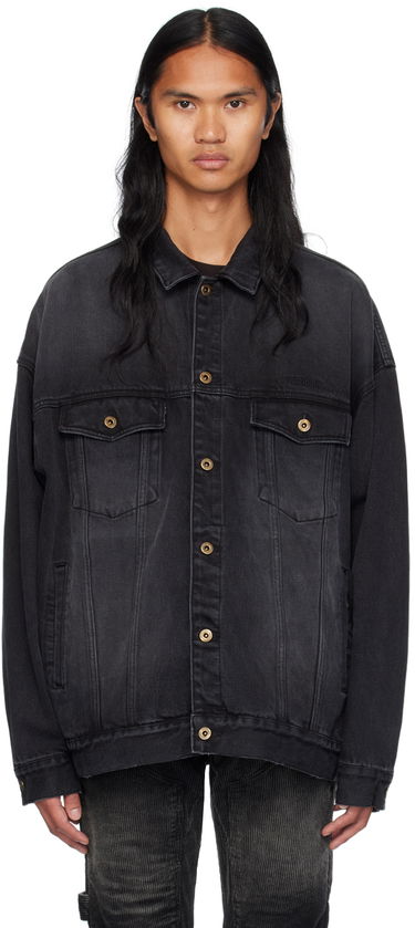 Яке We11done Oversized Denim Jacket Черно | WD-DJ2-24-353-U-BK, 0