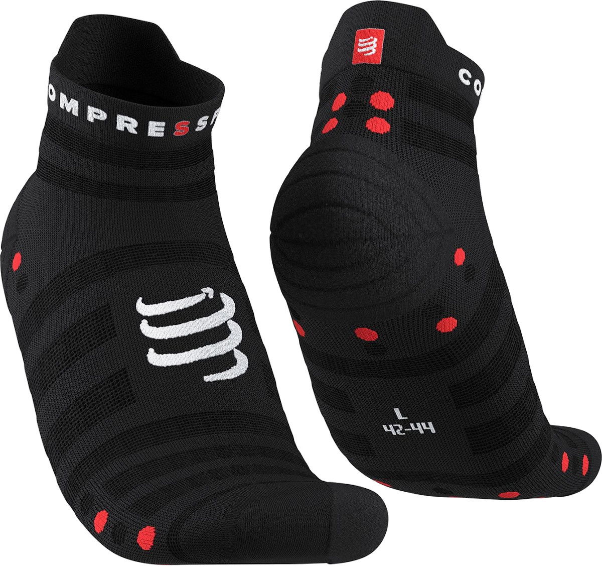 Чорапи Compressport Pro Racing Socks v4.0 Ultralight Run Low Socks Черно | xu00051b-906, 0