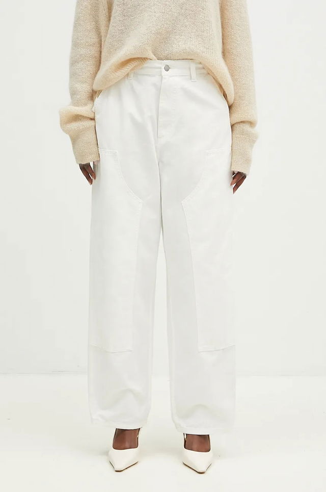 Brandon Double Knee Wide Leg High Waist Pants