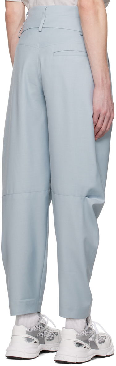 Панталони Feng Chen Wang Feng Chen Wang Double Waistband Trousers Синьо | FUS15TR05, 2