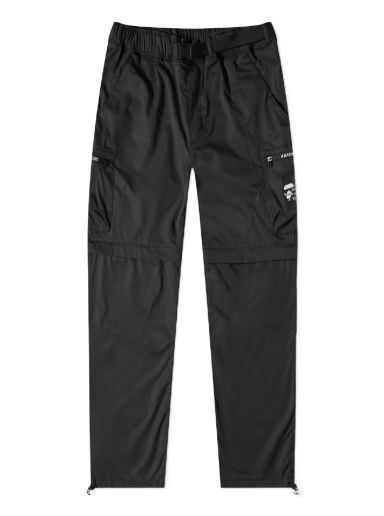 Панталони BAPE Side Pocket Detachable Relaxed Fit Pant Black Черно | 001PTI801007M-BLK