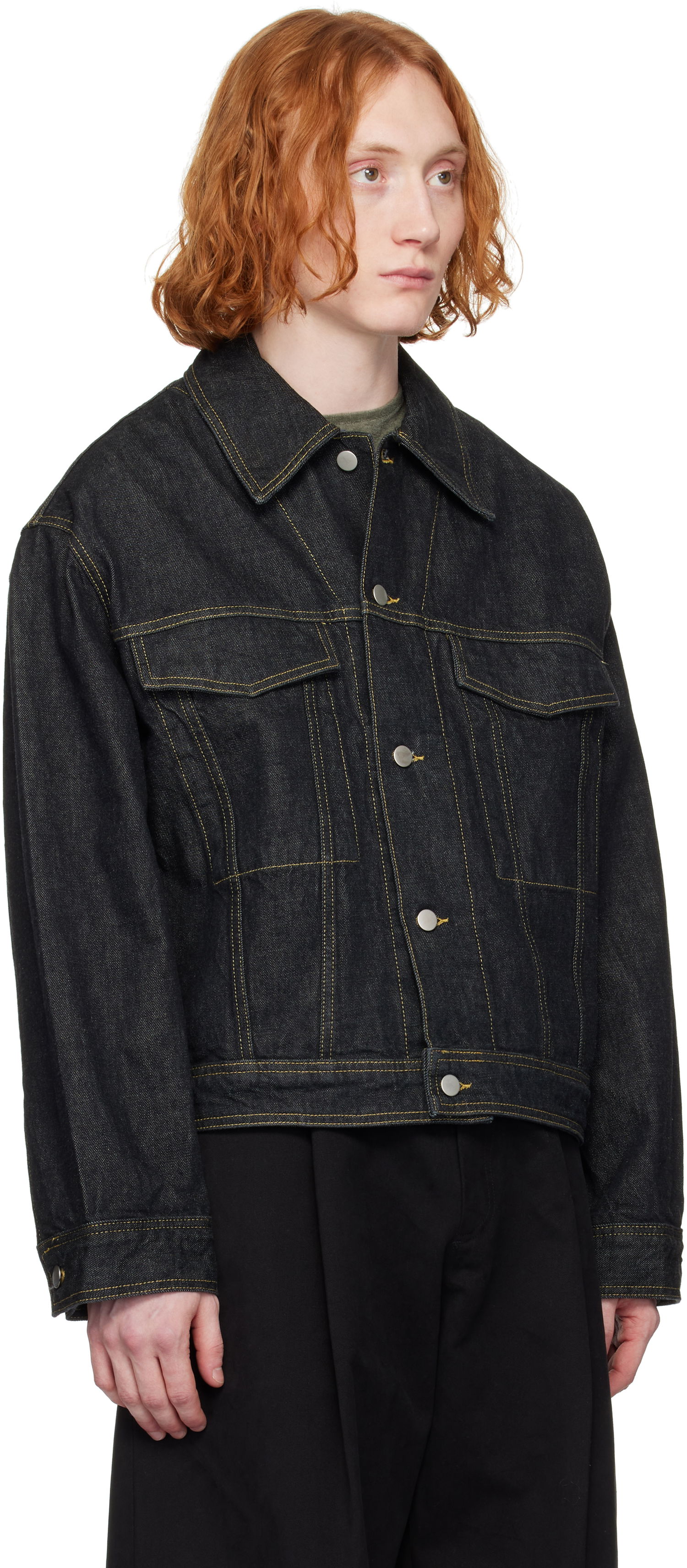 Яке Studio Nicholson Studio Nicholson Stein Denim Jacket Синьо | STEIN SNM - 1299, 1