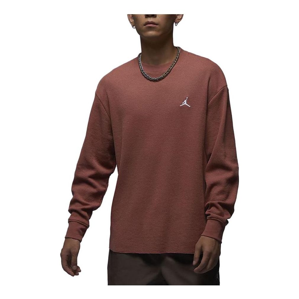 Пуловер Jordan Essentials Knitted Top Кафяво | FD7462-810, 0