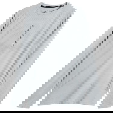 Тениска Nike Stride Long Sleeve Running Top Сиво | IM7836-077, 0