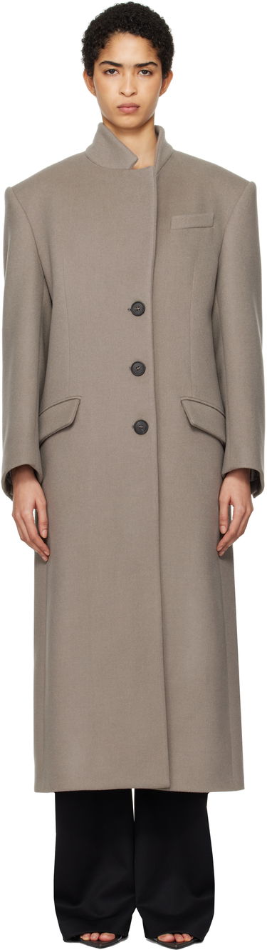 Палта The Attico Attico Long Coat Сиво | 250WCC00081 WWV058AA, 0