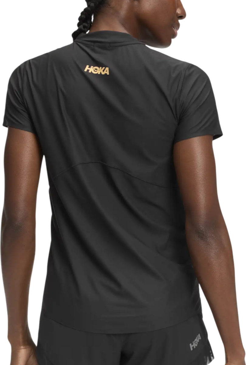 Тениска Hoka One One Airolite Short Sleeve T-Shirt 2.0 Черно | 1175774-bkgd, 1