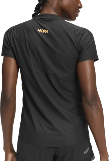 Тениска Hoka One One Airolite Short Sleeve T-Shirt 2.0 Черно | 1175774-bkgd, 1