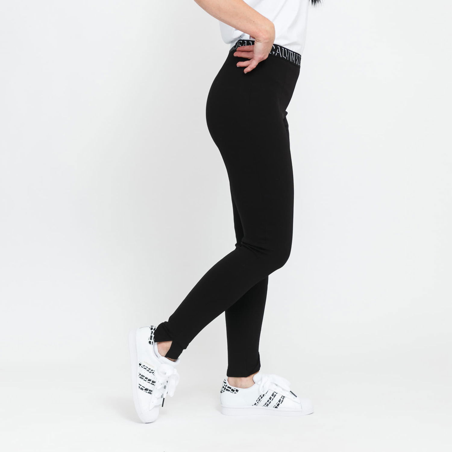 Клинове CALVIN KLEIN Milano Logo Elastic Legging Черно | J20J216586 BEH, 1