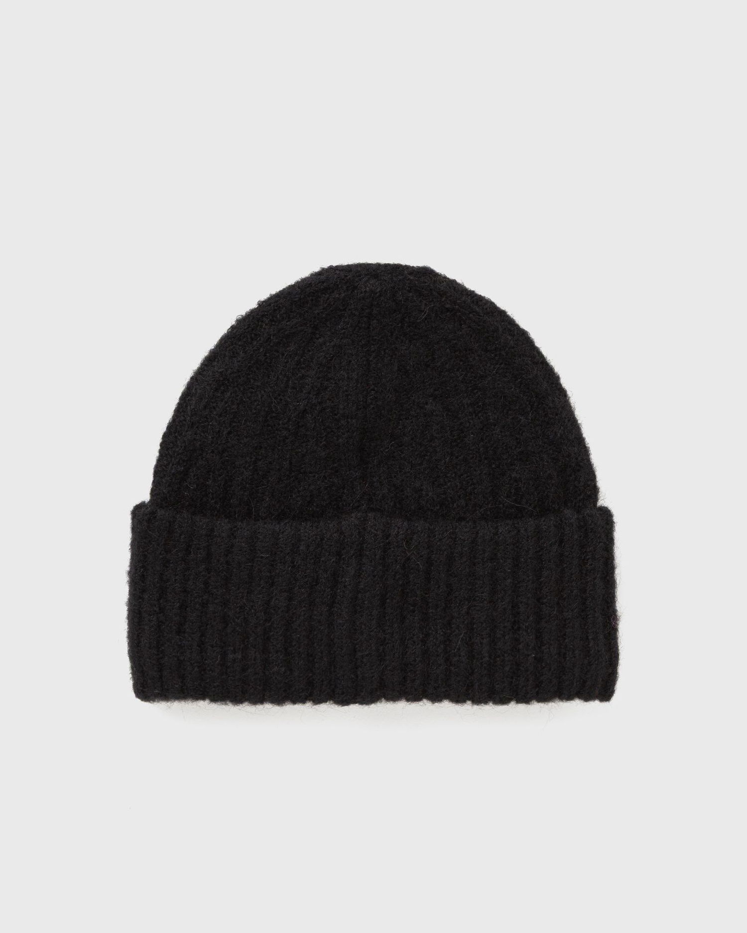 Шапка American Vintage EAST Knitted Beanie with Ribbed Cuff Черно | EAST22AH25-NOIR, 1