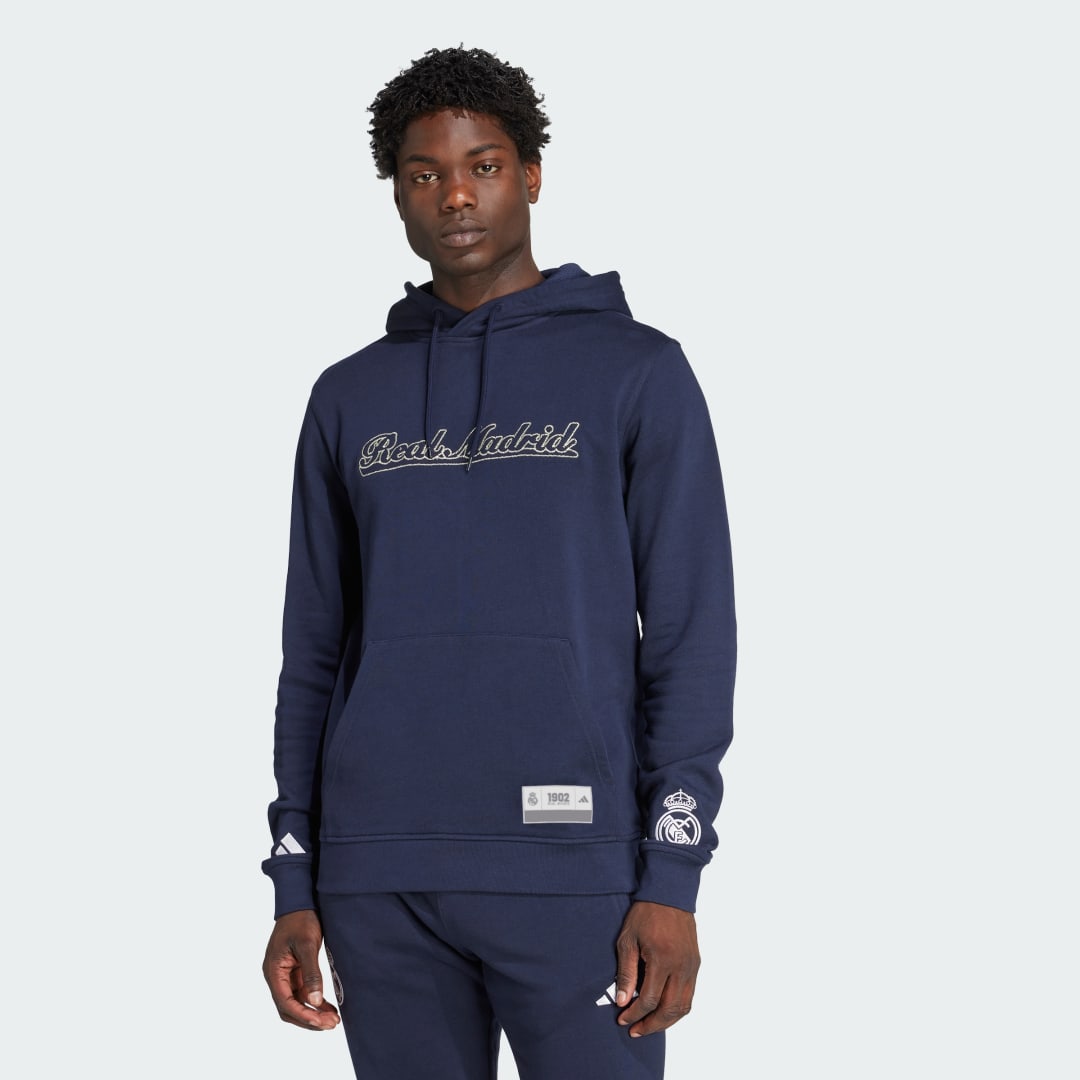 Суитчър adidas Performance Real Madrid US Pack Hoodie Тъмно синьо | JM2116, 0