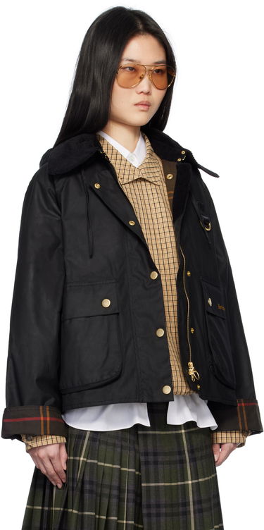 Яке Barbour Barbour Reighton Spey Waxed Jacket Черно | LWX1397BK71, 1