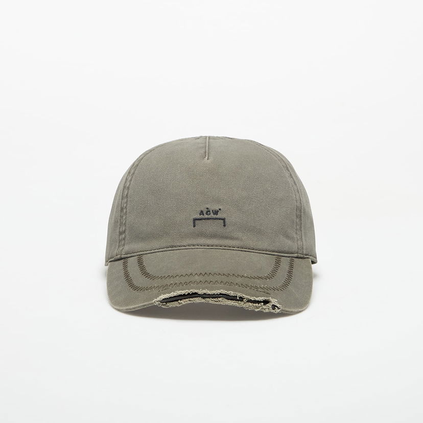 Шапка с козирка A-COLD-WALL* A-COLD-WALL* Distressed Cap Зелено | ACWUA220 Green