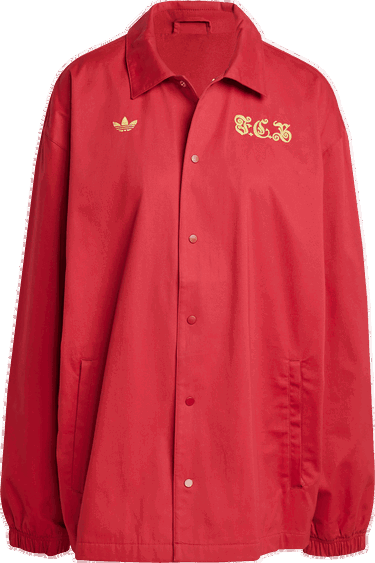 Ветровка adidas Performance FC Bayern Anniversary Coach Jacket Червено | JF0585, 1