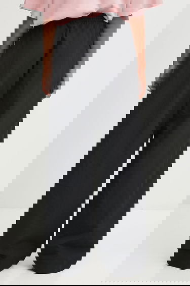 Панталони Y-3 Y-3 High-Waisted Wide-Leg Nylon Pants Черно | KC8369, 2